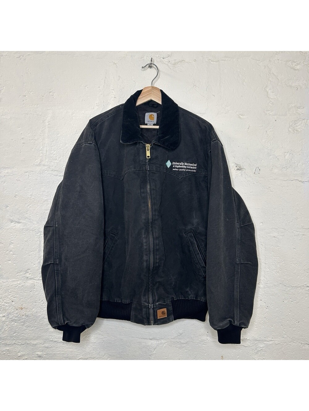 Vintage Carhartt Quilted Santa Fe Jacket “Black” J14 BLK